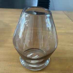 NWOT Elegant Brown Glass Bud Vase